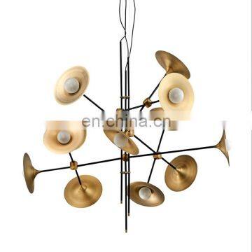 Industrial Iron Art Italian Modern Chandelier Lights photo-4