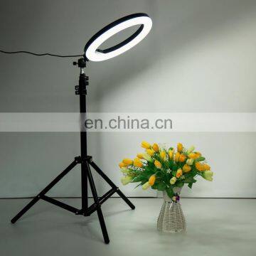 DDP Terms Wholesale 10 Inch Dimmable Live Broadcast Makeup Led Selfie Ring Light With Tripod Stand 160 210cm photo-3