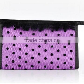 Square cute spot cosmetic pouch, the newest arrival