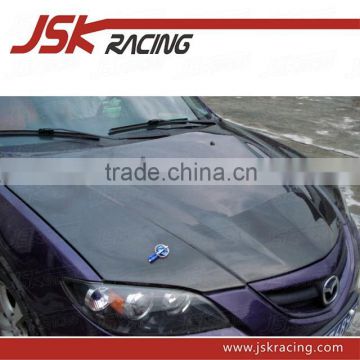 2004-2010 VENT STYLE CARBON FIBER HOOD FOR MAZDA M3 (JSK180313)