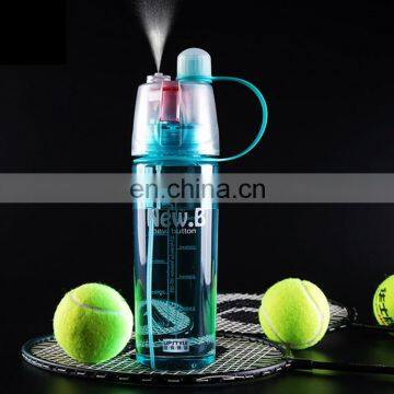 Outdoor sport travel water drink bottle portable leak proof cup spray water bottle