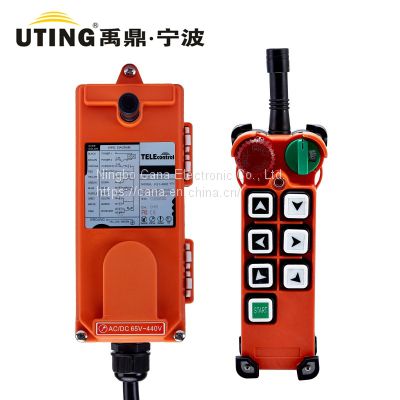 Universal Telecontrol F21-E2 Industrial Radio Wireless Remote Control AC/DC for Crane 1 Transmitter 1 Receiver