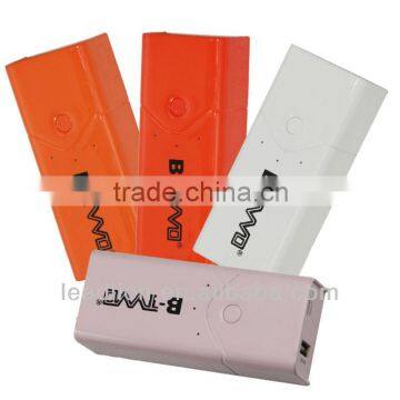 5200mAh Portable Phone Charger Mobile Power Bank Plastic Case for Mobile Phone iphone ipad etc.