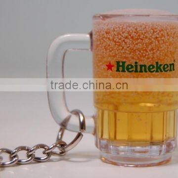 Hot Sale Custom Acrylic Beer Cup Keychain, Modern Acrylic Keychain photo-3
