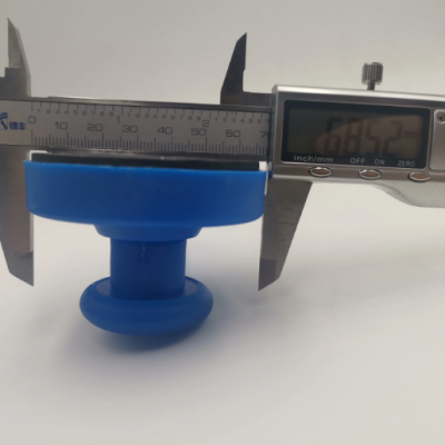 Большой магнит-гвоздь, синий ферритовый магнит-гвоздь с покрытием резиновым, в пластиковом корпусе