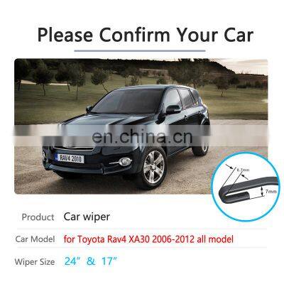 for Toyota Rav4 XA30 RAV 4 30 2006~2012 Car Wiper Blade Front Windscreen Windshield Wipers Car Accessories 2007 2008 2009 2011 photo-2