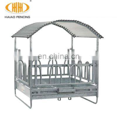 Wholesale Hot Dipped Galvanized Cattle Hay Round Bale Feeder photo-2