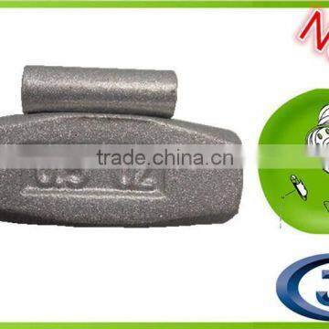 Zinc universal clip on wheel balance weight die casting