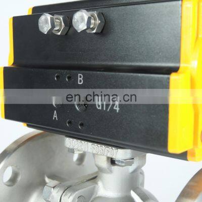 anti drip pneumatic valve two piece directional control pneumatic valve pneumatic flanged ball valve