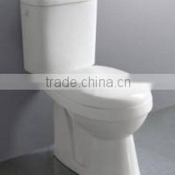 Washdown Soft Close Modern White Color Dual Flushing System Two Piece Western Toilet photo-4