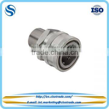 ISO 7241-1 series A male threaded hydraulic quick coupling,stainless steel coupling