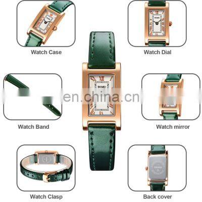 Luxury Watch Brands Skmei 1783 Custom Leather Wrist Watch Girls Quartz Watch photo-5