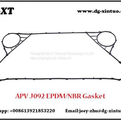 APV Equivalent J092 Heat Exchanger FKM/Viton Gasket For Oil plate heat exchanger