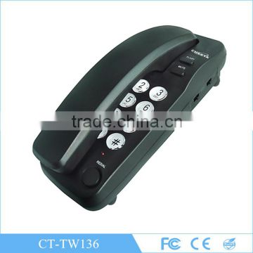 Black Brand New ABS Corded Telephone New Model Telephone China Shenzhen Supplier