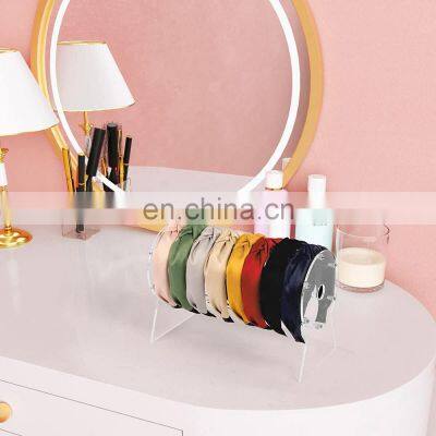 Clear Acrylic Headband Organizer Teen Girl Women Gifts The Perfect Jewelry Organizer Headband Hair Clasp Display Stand photo-2
