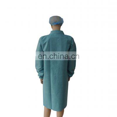 Sms Lab Coat Disposable Green Breathable Jackets of Work photo-2