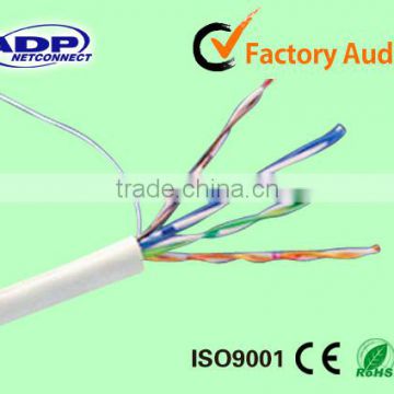 Customize 2016 Hot New CCAG Cat 5 5e 24AWG Lan Cable, Communication Cable Network Wire Price 305m/roll