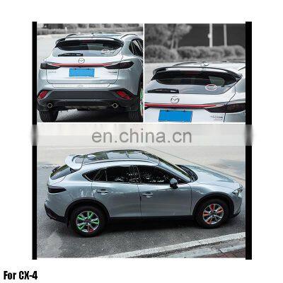 ABS Primer Painted Back Rear Spoiler Lip Wing For CX-4 2016-2019 Rear Spoiler photo-4