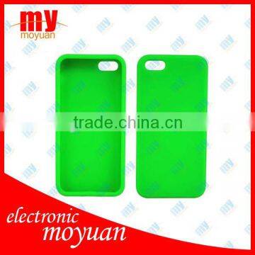 lowest price Sublimation silicon case for iPhone5, with aluminium sheet