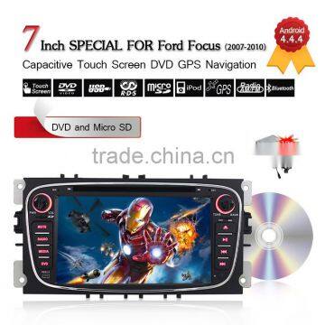 DOUBLE DIN ANDROID 4.4 CAR AUDIO CAR DVD FOR FORD FOCUS MONDEO S-max Kuga With WIFI,BT,SWC,1080P Video Playback,3G Optional photo-4