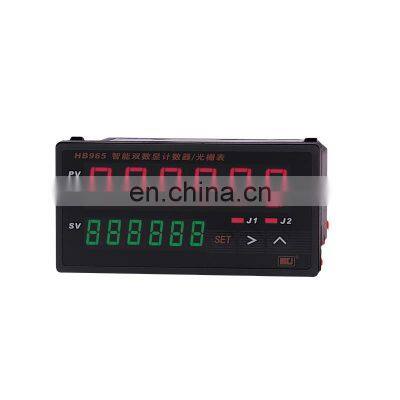 HB965 Double 6 Digital Counter Addition Subtraction Phase Count Length Measuring Instrument Communication Transmission Available