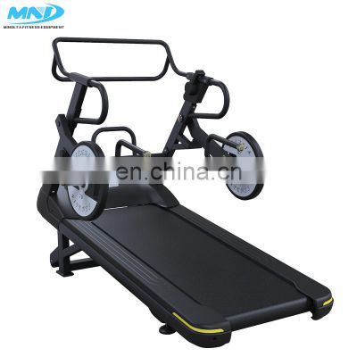 2021 MND Fit Sporting Gym Equipment Commercial Self Generated S Drive Treadmill Machine