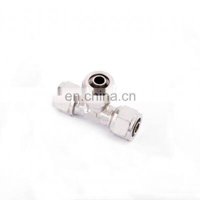 SNS KLE Series Pneumatic Two Touch Rapid Brass Tee 3 Way Air Fitting photo-2
