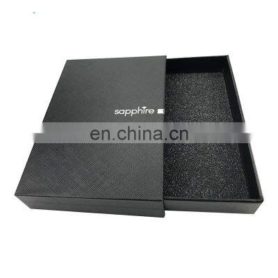 Hot Sell Fancy Black Luxury High Quality Magnetic Hat Lid Storage Cardboard Paper Custom Printing Gift Box Packaging With Lid photo-3