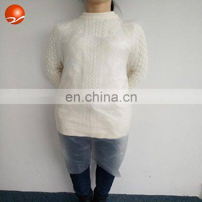 HDPE LDPE Plastic Disposable PE Apron for Food Processing Industry Service Hotel Restaurant Cooking Safety photo-5