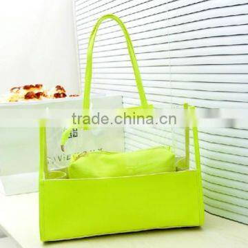 bulk cheap clear pvc beach tote bags pvc bag big