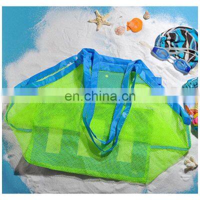 Cost Effective Premium Quality Sustainable Eco Friendly Reusable Custom Trendy Summer Cute Mesh Kids Beach Bag photo-4