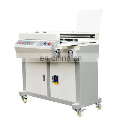 55h-a4 Automatic Glue Binding Machine 320mm Length Single Roller Glue Binding Machine Perfect Binder With Lower Price photo-3