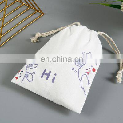 Bolsas De Joyeria Con Logotipo Envelope Earring Cotton Dust Bag Bolsa Para Joyas White Canvas Jewelry Pouch for Jewelry photo-3