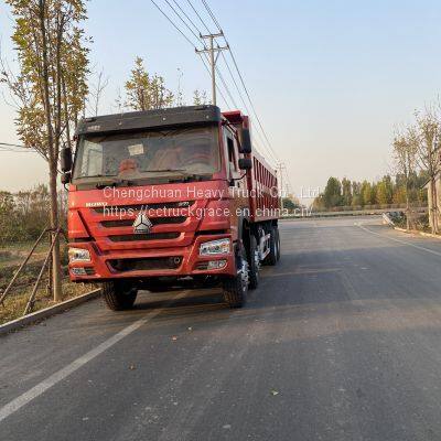 Secondhand Cargo Truck 8X4 SinoHowo Dump Truck Chinese Supplier For Sale photo-5
