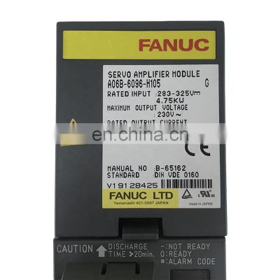 Original Japan fanuc servo amplifier module A06B-6096-H105