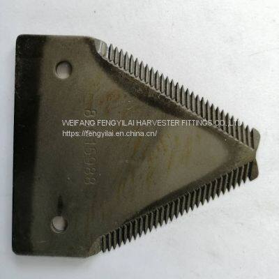 agricultural spare parts CNH combine harvester knife section 86615988 wheat cutter blade