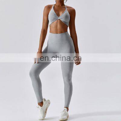 Wholesale Plus Size Workout Sets Butt Lift Gym Wear Women Sets Clothes Women Sports Activewear Sets for Women photo-4