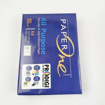 PaperOne A4 paper one 80 gsm 75gsm 70 gram Copy Papers with 500 sheets per ream Size A4 Weight 80G MAIL+kala@sdzlzy.com