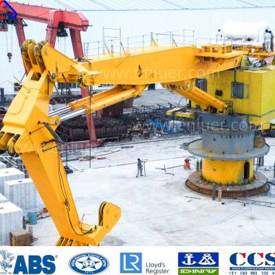 Hydraulic Stiff Boom Crane Offshore Pedestal Crane with High Quality for Sale