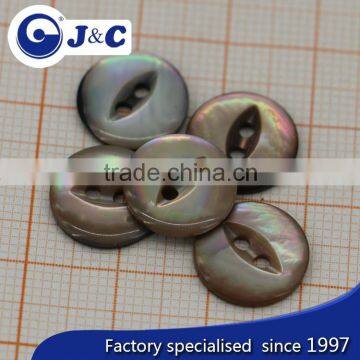 Bespoke Laser Logo Raw River Shell Button for Coat and Dress photo-2