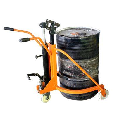 Manual Lift Hydraulic Trolley Truck Oil Drum Stacker Gallon Dolly Caddy Trolley Cart
