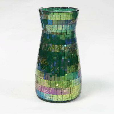 Mosaic Jar Glass Vase Glass Container Jar