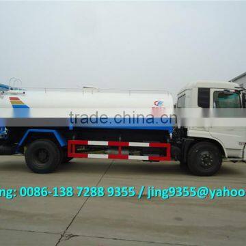 3000-4000 gallon water spray truck, 4*2 water tank truck with 180HP / 210HP engine