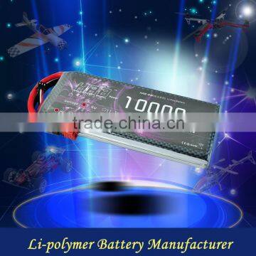 rechargeable 2S1P lipo battery 10000mah 7.4v for power tools