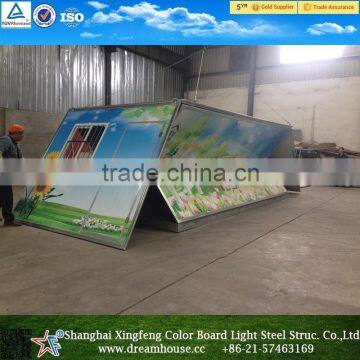 Quick Install Folding Container House/mobile Prefab Foldable Container House/ Low Cost Prefabricated