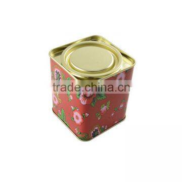 custom metal tea tins,coffee in cans,empty tea tin box