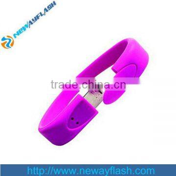 Hotsale usb flash drive waterproof bracelet