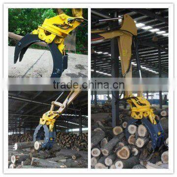 excavator multi hydraulic grapple