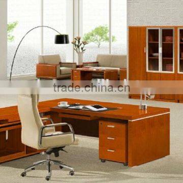 Luxury elegant wooden office boss table