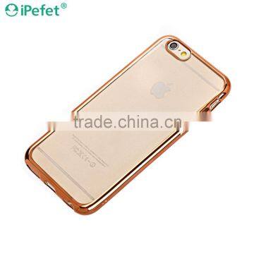 Hot Selling Electroplating TPU Phone Case Clear Back Cover For IPhone 5,for Samsung Galaxy j7 photo-3